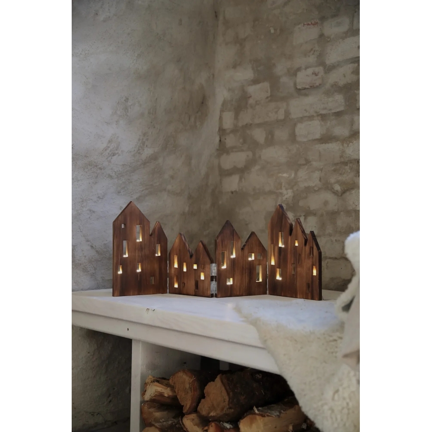 Markslöjd 706212 - LED Kerstdecoratie VIEW LED/0,9W/230V den/bruin