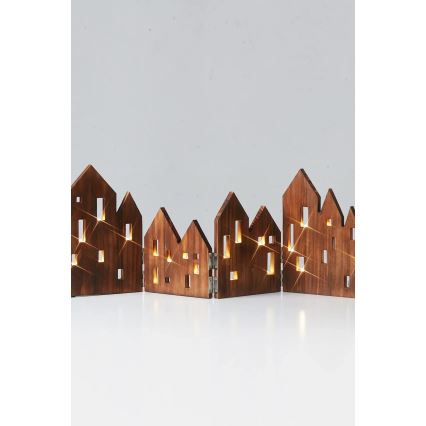 Markslöjd 706212 - LED Kerstdecoratie VIEW LED/0,9W/230V den/bruin