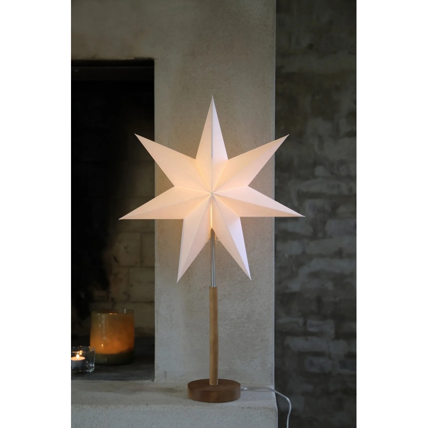 Markslöjd 706213 - Décoration de Noël SPERANZA 1x E14/6W/230V Ø 45 cm pin/crème