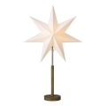Markslöjd 706214 - Kerstdecoratie SPERANZA 1xE14/6W/230V Ø 45 cm dennen/crème