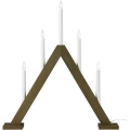 Markslöjd 706224 - Kerstkandelaar ARIELE 5xE10/3W/230V dennenhout/bruin