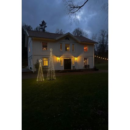 Markslöjd 706329 - LED buiten kerstdecoratie ABETO 200xLED/2,7W/230V 2m IP44 zwart