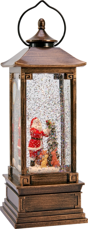 Markslöjd 706445 - LED-kerstdecoratie NOEL LED/0,5W/3xAA lantaarn brons