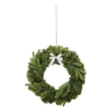 Markslöjd 706541 - LED Buiten kerstkrans VINTRA LED/3W/3xAA Ø 60 cm IP44 warm wit
