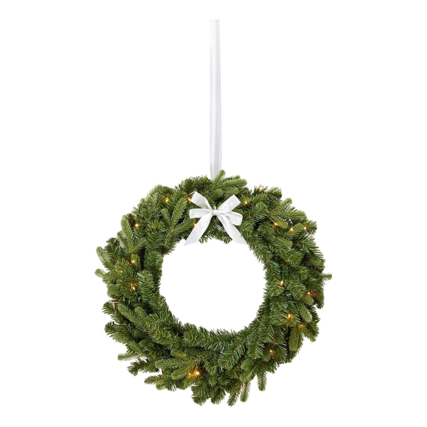 Markslöjd 706542 - Couronne de Noël extérieure VINTRA à LED/1,8 W/3xAA, Ø 40 cm, IP44, blanc chaud