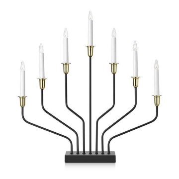 Markslöjd - Kerstkandelaar BROSA XL 7x E10 / 3W / 230V