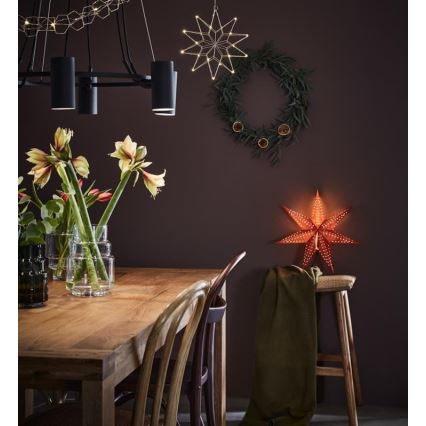 Markslöjd - Kerstkandelaar BROSA XL 7x E10 / 3W / 230V