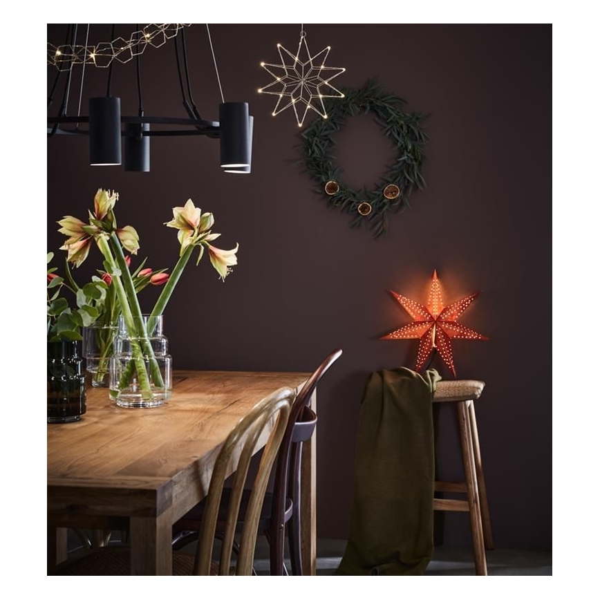 Markslöjd - Kerstkandelaar BROSA XL 7x E10 / 3W / 230V