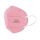 Mask One - Roze ademhalingsmasker voor kinderen FFP2 NR - CE 0370 - 1stuk