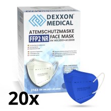 Masque DEXXON MEDICAL FFP2 NR Bleu foncé 20pcs