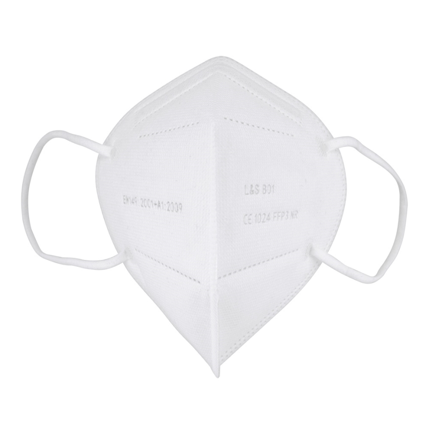 Masque FFP3 NR Lu0026S B01 - 5-épaisseurs - 99,87% du0027efficacité 