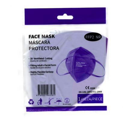 Masque Media Sanex FFP2 NR / KN95 violet 1pc