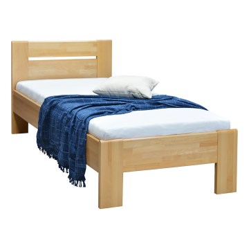 Massief houten eenpersoonsbed AMBER 90x200 cm beuk