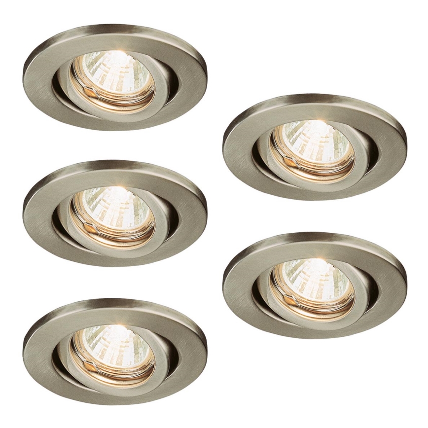 Massive 72810/65/17 - SET 5x Spot salle de bain MIRA 5xGU4/20W/230V/12V