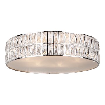 MAXLIGHT C0122 - Plafonnier DIAMANTE 6xG9/42W/230V d. 46 cm chrome brillant