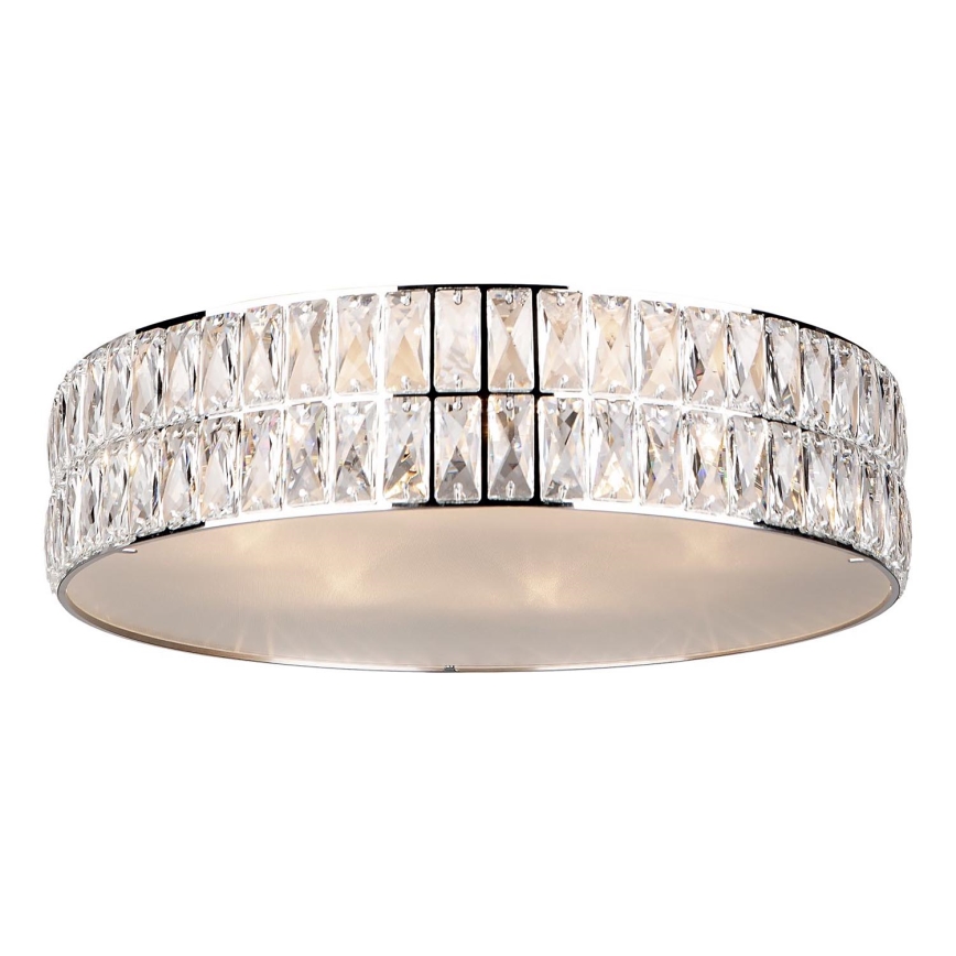 MAXLIGHT C0122 - Plafonnier DIAMANTE 6xG9/42W/230V d. 46 cm chrome brillant