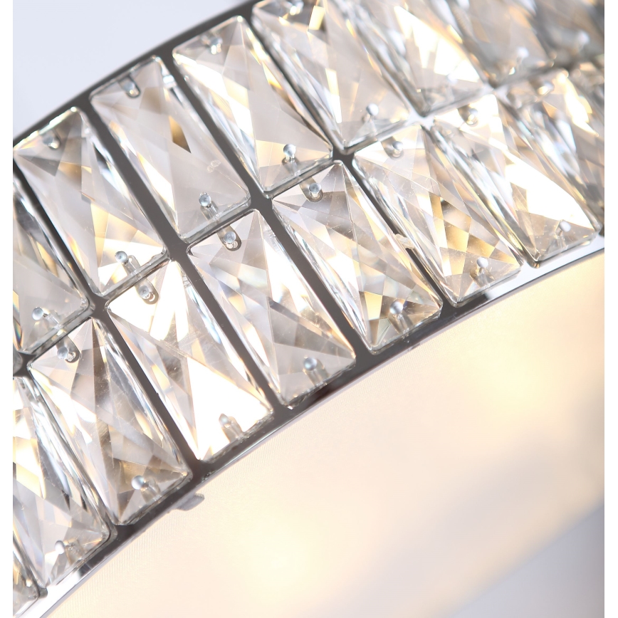 MAXLIGHT C0122 - Plafonnier DIAMANTE 6xG9/42W/230V d. 46 cm chrome brillant