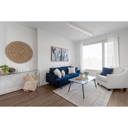 MAXLIGHT C0124D - Plafonnier à intensité variable LINEAR LED/18W/230V 57 cm blanc