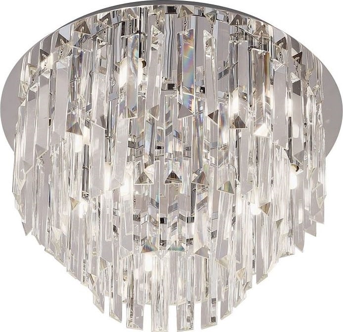 MAXLIGHT C0136 - Plafonnier MONACO 9xG9/40W/230V d. 42 cm chrome brillant
