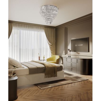MAXLIGHT C0136 - Plafonnier MONACO 9xG9/40W/230V d. 42 cm chrome brillant