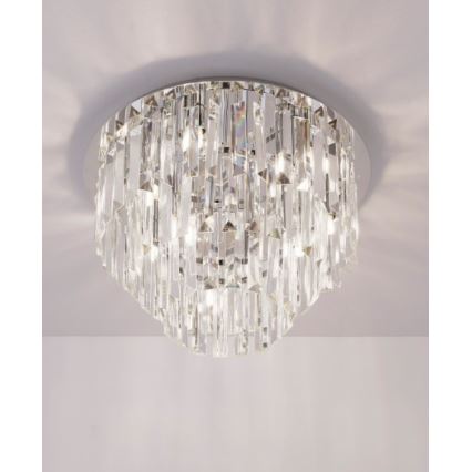 MAXLIGHT C0136 - Plafonnier MONACO 9xG9/40W/230V d. 42 cm chrome brillant