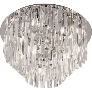 MAXLIGHT C0137 - Plafonnier MONACO 15xG9/40W/230V d. 60 cm chrome brillant