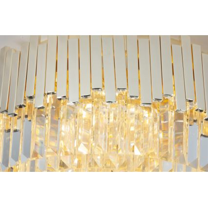 MAXLIGHT C0165 - Plafondlamp TREND 8xE14/40W/230V diameter 45 cm goud