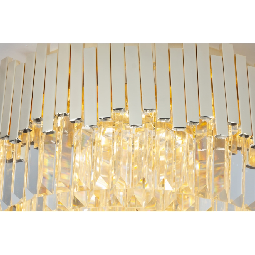 MAXLIGHT C0165 - Plafondlamp TREND 8xE14/40W/230V diameter 45 cm goud
