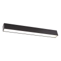 MAXLIGHT C0190D - Plafonnier à intensité variable LINEAR LED/18W/230V 57 cm noir