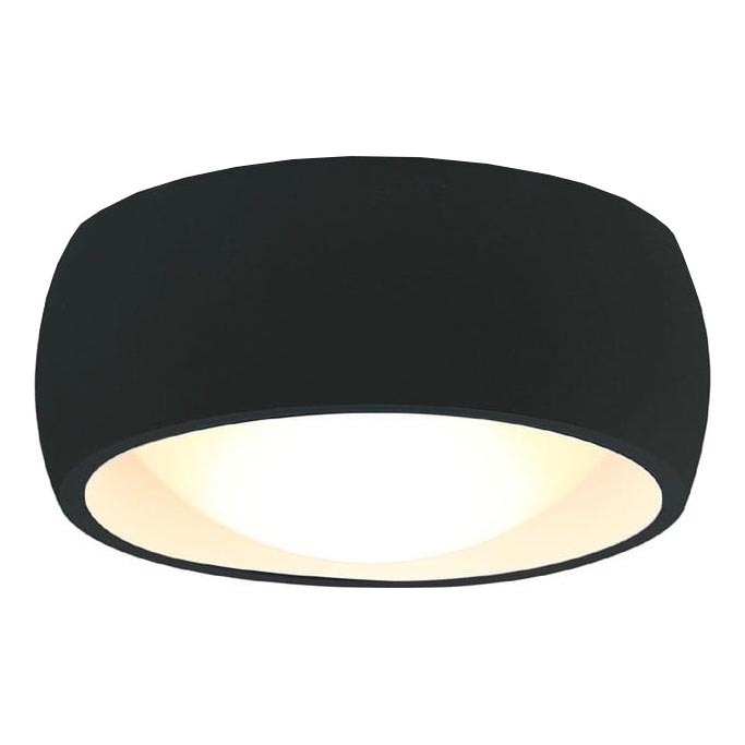 MAXLIGHT C0204 - LED Badkamer plafondlamp KODAK LED/8W/230V diameter 10,8 cm IP44 zwart
