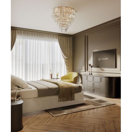 MAXLIGHT C0206 - Plafonnier MONACO 15xG9/40W/230V d. 60 cm doré