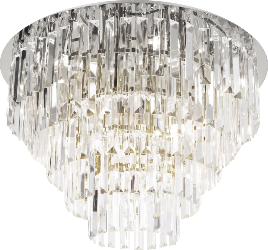 MAXLIGHT C0225 - Plafonnier MONACO 16xG9/40W/230V d. 80 cm chrome brillant