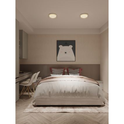 MAXLIGHT C0233 - Plafonnier DUO LED/10W/230V d. 34 cm blanc