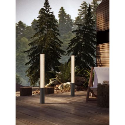 MAXLIGHT F0064 - LED buitenlamp GARDENIA LED/25W/230V 105 cm CRI 93 IP65 zwart