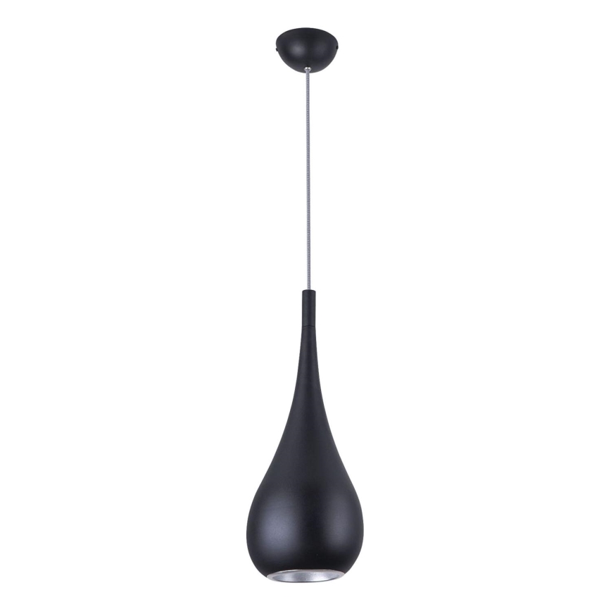 MAXLIGHT P0233 - Suspension filaire DROP 1xE27/40W/230V d. 20 cm noir