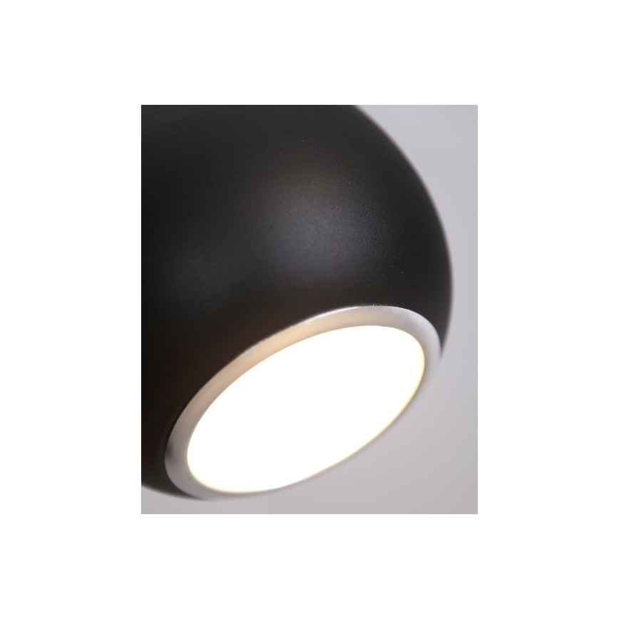 MAXLIGHT P0233 - Suspension filaire DROP 1xE27/40W/230V d. 20 cm noir