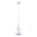 MAXLIGHT P0235 - Hanglamp aan een koord DROP 1xE27/40W/230V diameter 20 cm wit