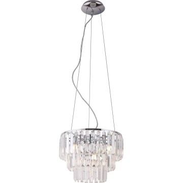 MAXLIGHT P0259 - Suspension filaire MONACO 9xG9/40W/230V d. 42 cm chrome brillant