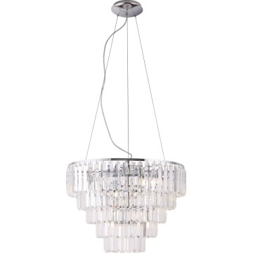 MAXLIGHT P0260 - Suspension filaire MONACO 15xG9/40W/230V d. 60 cm chrome brillant