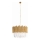 MAXLIGHT P0284 - Hanglamp aan een ketting VOGUE 12xE14/40W/230V diameter 60 cm goud
