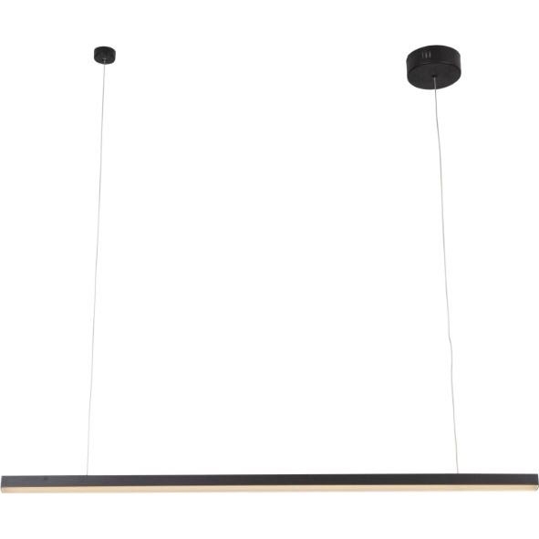 MAXLIGHT P0310D - Dimbare LED hanglamp aan een koord TRIO LED/12W/230V zwart