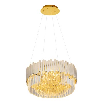 MAXLIGHT P0368 - Suspension filaire TREND 8xE14/40W/230V d. 45 cm doré