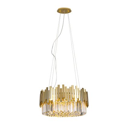MAXLIGHT P0368 - Suspension filaire TREND 8xE14/40W/230V d. 45 cm doré