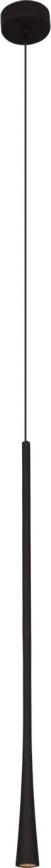 MAXLIGHT P0373 - LED Hanglamp aan een koord KOFFIE LED/7W/230V diameter 3 cm zwart