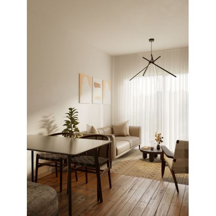 MAXLIGHT P0412 - LED Hanglamp aan een koord SPIN LED/33W/230V zwart