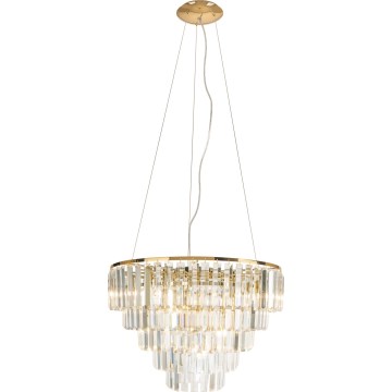 MAXLIGHT P0424 - Suspension filaire MONACO 15xG9/40W/230V d. 60 cm doré