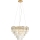 MAXLIGHT P0424 - Suspension filaire MONACO 15xG9/40W/230V d. 60 cm doré