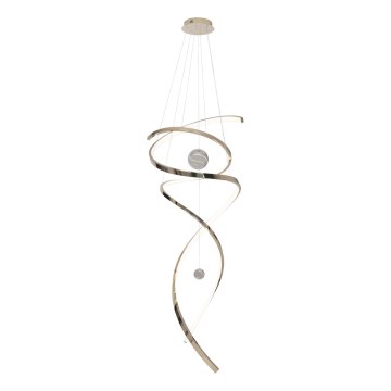 MAXLIGHT P0483D - Suspension filaire à intensité variable RITZ LED/100W/230V d. 60 cm CRI 90 laiton
