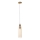 MAXLIGHT P0510 - Suspension filaire CAMPANILA 1xE27/40W/230V d. 10 cm laiton/beige