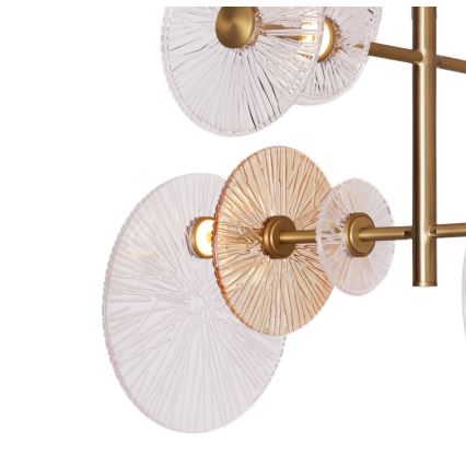 MAXLIGHT P0541 - Suspension-barre ALLURE 14xLED/5W/230V d. 60 cm doré